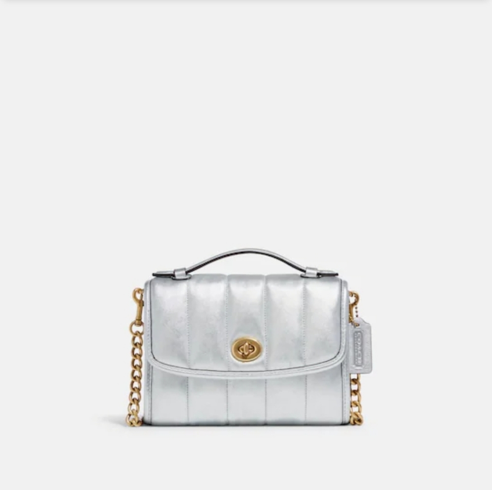🌸🌱🌸 NWT Coach Kip Turnlock Crossbody with quilting